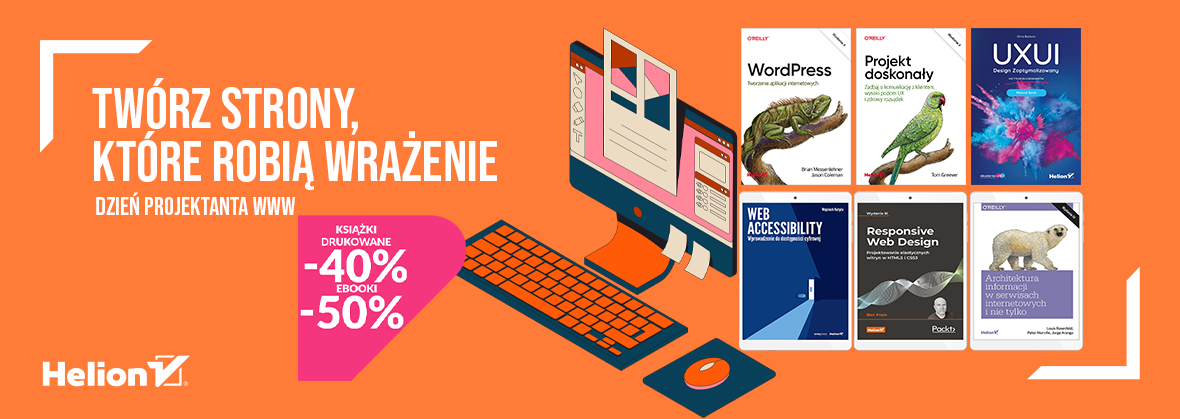 Grafika promocji - Twórz strony, które robią wrażenie - dzień projektanta www